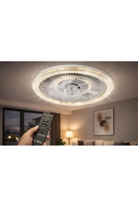 Cata CT 3012 KRİSTAL 40W Ledli Tavan Vantilatörü Kumandalı